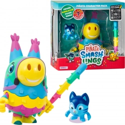 Piñata Smashlings Dazzle – szett pinjatával és 2 figurával