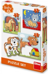 Dino Puzzle állatkák gyerekeknek 2 éves kortól