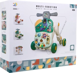 Interaktív gyermekjáték 5 az 1-ben – járássegítő, futóbicikli, roller, aktivitási asztal és szenzoros panel (18+ hónap)