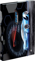 A5-ös füzetbox autó mintával