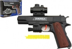 Műanyag pisztoly puha golyókhoz - 20 cm