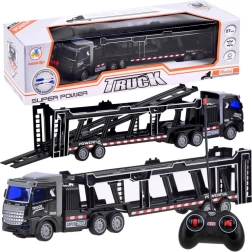 Távirányítós kamion pótkocsival