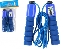 Kék ugrókötél számlálóval, 280 cm