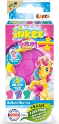Inkee mini pezsgő fürdőbombák Unicorn Galupy