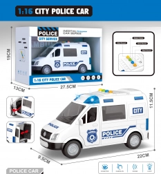 Rendőrautó fénnyel és hanggal