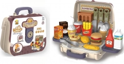 Hamburgerszett praktikus bőrönddel