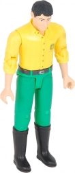 Bruder Bworld figura JOHN DEERE – sárga póló, zöld nadrág