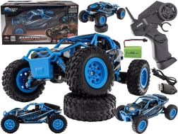 Rádióvezérlésű desert truck 4WD 2,4 GHz 1:24 kék – 1 db