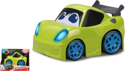 KIDDY GO! sportautó fénnyel és hanggal 19 cm – zöld