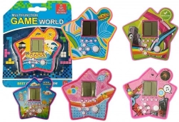 Zsebes elektronikus Tetris játék – rózsaszín csillag