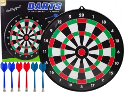 Mágneses darts tábla 6 dartssal