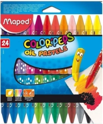 Háromszögletű olajpasztell MAPED Color'Peps 24 db