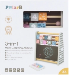 Fa 3 az 1-ben abakusz táblával és számokkal