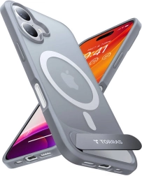 Torras Pstand tok iPhone 16 Plus-hoz, titánszürke