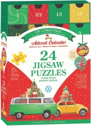 EUROGRAPHICS Volkswagen adventi naptár puzzle-lel 24×50 darab