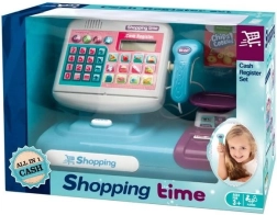 Gyermek érintőkijelzős pénztárgép számológéppel és szkennerrel