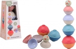 HAPPY WORLD bioplasztikból készült rakosgató golyók