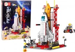 Űrrakéta építőkészlet indítóállvánnyal, 500 darab