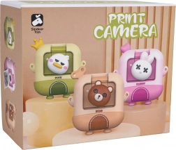 Gyerek fényképezőgép azonnali termikus nyomtatással – Mackó