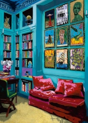 Puzzle Szoba piros kanapéval 1000 darab