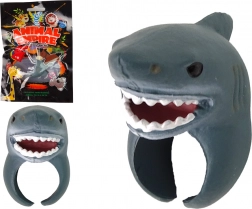 Oktató ujjgyűrű cápa fejjel