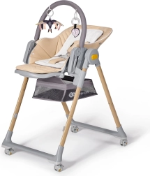 Etetőszék és fekvőszék 2 az 1-ben KINDERKRAFT Lastree Wood Premium