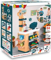 Gyerek Szupermarket elektronikus pénztárgéppel