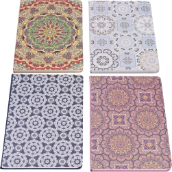 Vonalazott jegyzetfüzet 14,5 × 21 cm, 80 lap – Ornamentumok