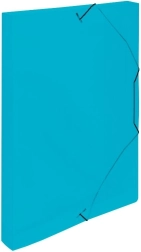 Kék archiváló doboz gumival