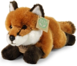 Eco-barát plüss fekvő róka, 24 cm