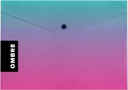 A4-es ombre rózsaszín patentos tasak