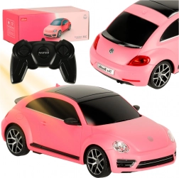 Rastar RC autó VOLKSWAGEN Beetle UV 1:24 rózsaszín