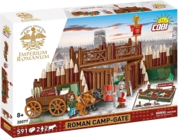 COBI Imperium Romanum építőkészlet – római tábor kapuja, 591 elem