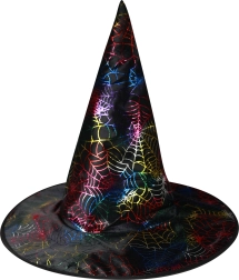 pókhálómintás boszorkánykalap felnőtteknek