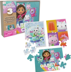 Fából készült puzzle – Gabi babaháza – 3×24 darab