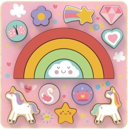 Egyensúlyozó puzzle Egyszarvú 2 az 1-ben