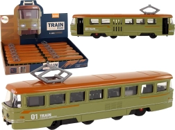 Frikciós zöld fém vonat