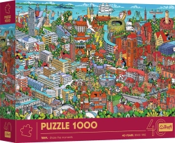 Trefl puzzle Premium Plus Oszd meg a pillanatokat: Trójváros 1000 darab