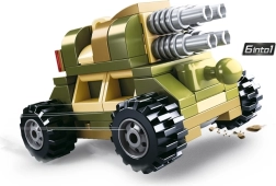 Sluban építőkészlet Földi Erők Királya katonai robot