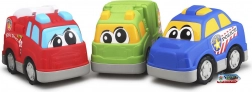 24 cm-es gyerek autók – kukás, tűzoltó és rendőrségi jármű