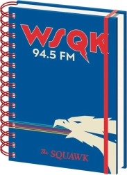 STRANGER THINGS gyűrűs jegyzettömb matricákkal