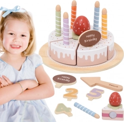 Viga fa születésnapi torta szeleteléshez