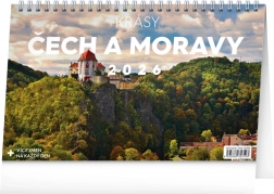 Az 2026-os Cseh- és Morvaország Szépségei Asztali Naptár