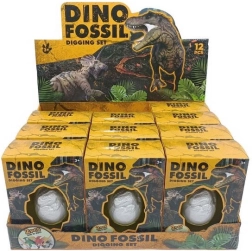 DIY tojás dinoszaurusz figurával