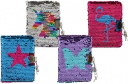 Flitteres jegyzetfüzet lakattal TEDDIES