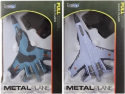 Fém játékrepülő visszahúzós meghajtással