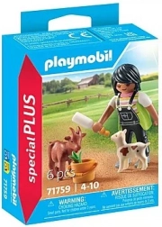 Playmobil Special Plus lány kecskékkel