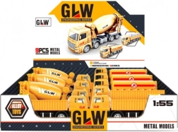 Fém teherautó modell