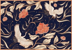 Rejtvény: A Titkok Kertje – Darvak és virágok, 500 darab