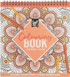 Színezőkönyv spirális kötésben 21x20 cm